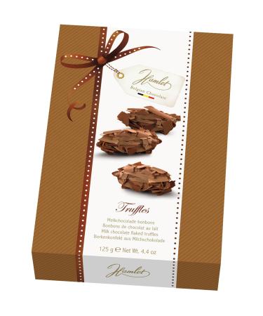 Hamlet Belgian Chocolate | Milk Chocolate Flake Truffles in Gift Box | 10 pieces of Belgian Chocolate 125g