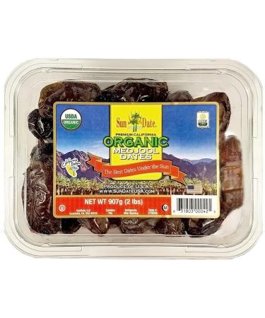 2 x 907g Medjool Dates Gourmet California Jumbo Size Medjoul SunDate Khajoor Grade A | Best Dates Under the Sun | Pure Organic | Pack of 2 | Sold by Essential Products - Buy Online on GoSupps.com