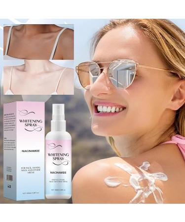  G n rique Brightening Body Spray Lightening Lotion UV Protection Formula Sweatproof Fast-Absorbing 100 ml Bottle for Legs Neck Hands Beauty Care Men Women More Indoor Outdoor - Buy Online on GoSupps.com