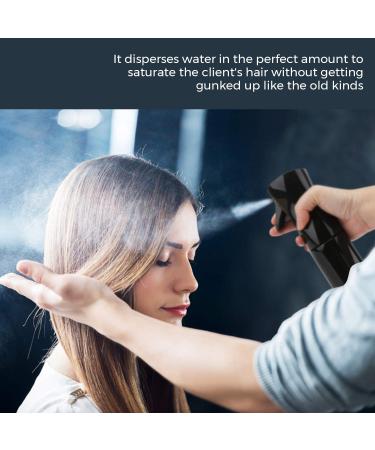 Segbeauty 5.4oz Continuous Barber Hair Spray Bottle - Fine Mist Sprayer for Salon Watering - Refillable Mister in Black - Buy Online on GoSupps.com