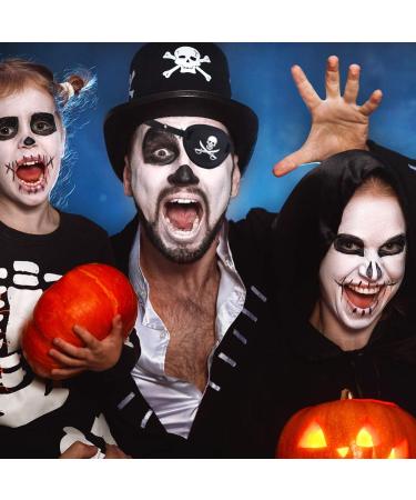 Besportble Halloween Pirate Eye Patch - Skull Crossbone Eye Mask for Women, Teenagers, Men, Children - Buy Online on GoSupps.com