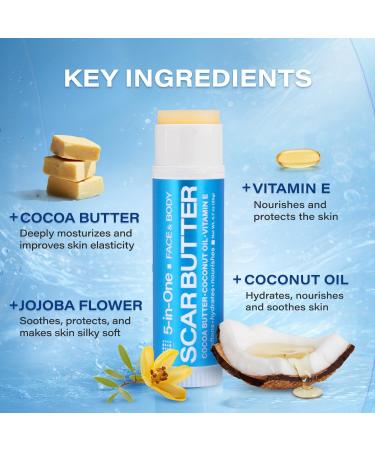 KELODA Keloid Scar Care Butter Stick - Surgical Scars & Keloids Removal Balm with Cocoa & Shea Butter - For Stretch Marks, Acne, Piercings | Coconut & Jojoba Oils - Effective Anti-Scar Treatment - Buy Online on GoSupps.com