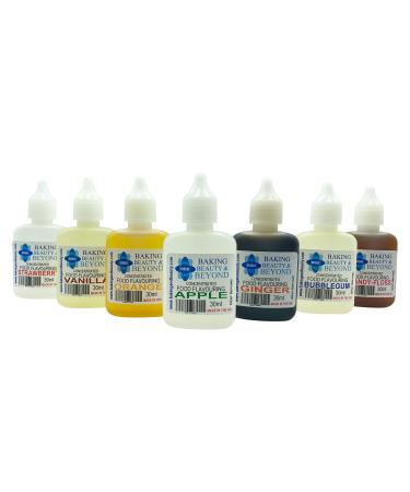 Baking Beauty and Beyond Concentrated Food Flavouring Oil - Dozen of Professional Quality Food Grade Flavouring Oil for Candy Making Baking Cooking Lip Balm and Lip Gloss - Basil (30ml)