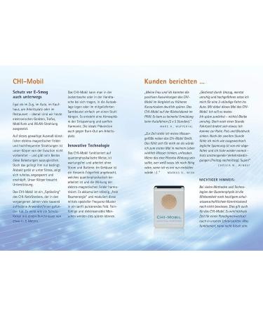 CHI-Mobil Electrosmog Shielding - 5G Optimized Radiation Protection for On-The-Go - Portable 4 Meter Radius - Made in Germany - Buy Online on GoSupps.com
