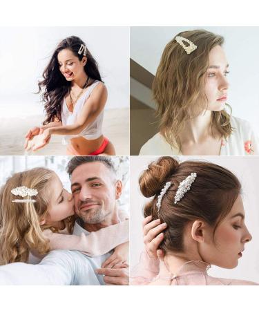 12pcs Pearl Hair Pins - Elegant Clips for Weddings Birthdays & Valentine's Day | International Shipping - Buy Online on GoSupps.com