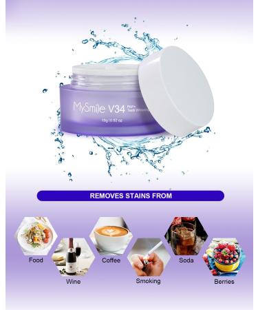 Shop MySmile Pap Natural Mint Teeth Whitening Powder | Non-Sensitive Cavity Prevention & Fresh Breath - Fluoride Free 0.52 oz - Buy Online on GoSupps.com