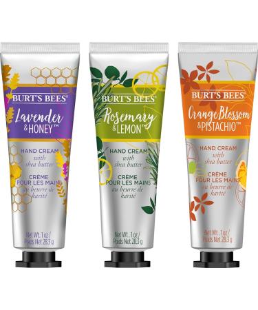 Burt's Bees Holiday Gift Set - Shea Butter Hand Cream Trio (Lavender, Orange Blossom, Rosemary) - Perfect Stocking Stuffer - Buy Online on GoSupps.com