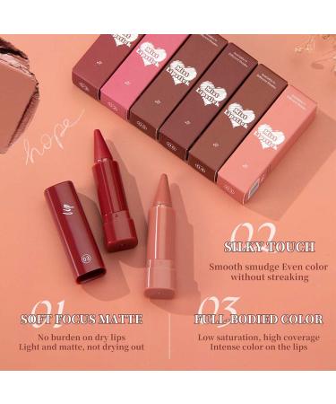  G n rique 2-in-1 Matte Lipstick and Lip Liner Ombr Effect Velvety Lipstick Waterproof and Water Resistant Long-Lasting Moisturizer (Brown Tea) - Buy Online on GoSupps.com