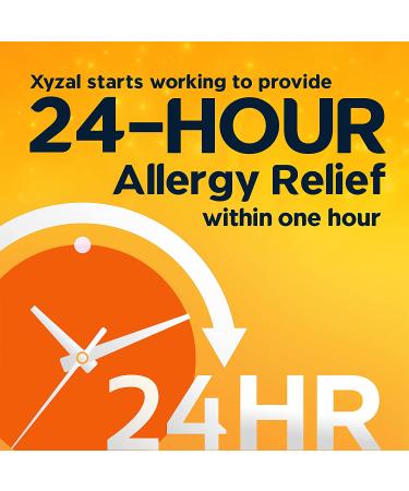 Xyzal 24-Hour Allergy Relief Pills - 80-Count | Original Prescription Strength - Buy Online on GoSupps.com