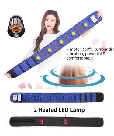 Wireless Massage Slimming Belt - 36 Vibration Modes Heated Red Lamps for Waist Belly Hip & Back - Boost Blood Circulation & Burn Calories - Buy Online on GoSupps.com