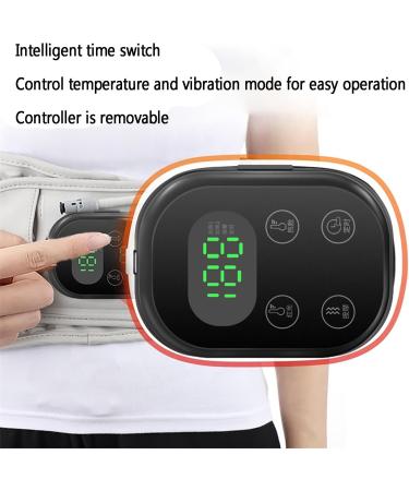 Buy Heated Back Massage Wrap - 8 Massage Modes & 6 Heating Levels for Pain Relief | Electric Waist Belt for Lower Back Lumbar & Stomach Relief - International Shipping Available - Buy Online on GoSupps.com