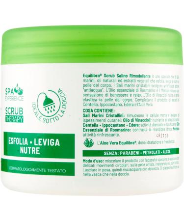  Equilibra Equilibra Nourishing Exfoliating Body Scrub with Sea Salts Natural Oils and Plant Extracts with 99.9% Naturally Derived Ingredients - 3 x 600g Jars - Buy Online on GoSupps.com