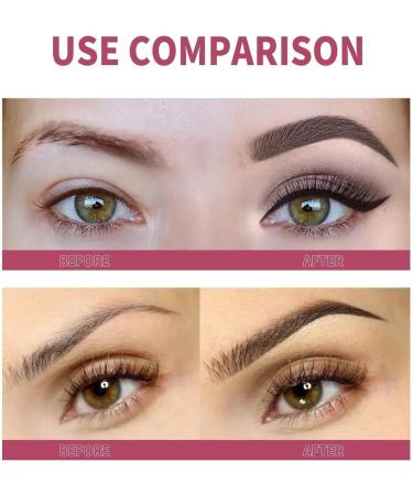 Home Eyebrow Care Kit 4D Laminated 4D Laminated Brow Home-Grooming Kit Multi-function Eyebrow Concealer Contour Brush Waterproof & Long Lasting (Light Brown) - Buy Online on GoSupps.com