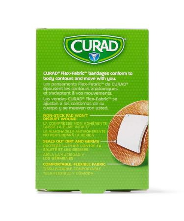 Curad Flex Fabric Spot Adhesive Bandages 7/8 Diameter - Box of 100 - Buy Online on GoSupps.com