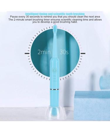 Shop Electric Power Toothbrush for Adults - 3 Modes Soft Bristles IPX7 Waterproof | Travel & Outdoor Use - Blue - Buy Online on GoSupps.com