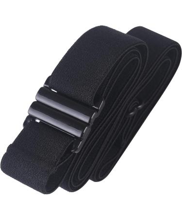 TIGHTS UP Adjustable Stretch Belt - No Show Design for Jeans & Pants | Black Belt Fits USA 00-16 - Buy Online on GoSupps.com