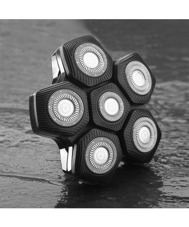 WAHFOX 6-Blade Head Shaver Replacement Blades - Compatible with FREEDOM GROOMING, Telfun, Aidalls, Wellup, Wyklaus - Black Magnetic Interface - Buy Online on GoSupps.com