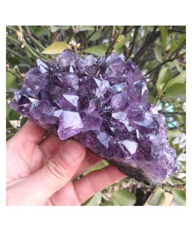 540-560g Natural Dream Amethyst Quartz Crystal Cluster Specimen qiangang
