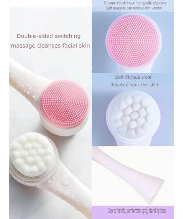2 in 1 Face Wash Brush | Deep Cleansing & Exfoliating Manual Facial Brush with Spa Headband - Perfect for All Skin Types - Buy Online on GoSupps.com