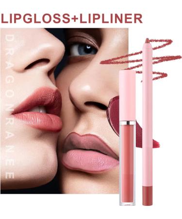  Raxove matte lipstick and lip liner set velvety non-fading waterproof makeup kits lip makeup kit lip color lip liner lip liner pens - Buy Online on GoSupps.com