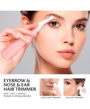 VG VOGCREST Women's Ear and Nose Hair Trimmer | Eyebrow Trimmer | IPX7 Waterproof Rechargeable | Painless All-in-One Hair Removal Tool - Buy Online on GoSupps.com
