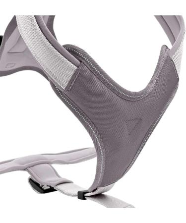 HUNTER Neoprene Dog Harness - Padded Nylon XS 36-44 cm Grey | International Shipping - Buy Online on GoSupps.com