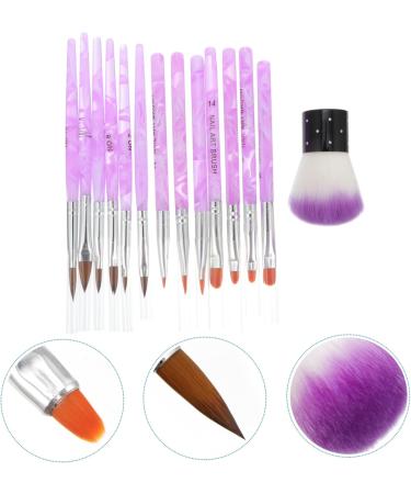 Healeved 1 Set Dust Brush Suit Nail Art Detailing Brush Kit Nail Liner Acrylic Nail Pens Nail Kits Nail Drawing Brush Nail Drawing Pen 3d Drawing Pen Nails Kits Manicure Gel Pen Acrylic Rod - Buy Online on GoSupps.com