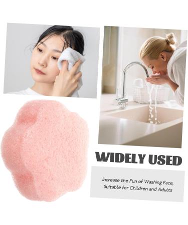 FRCOLOR The Flowers Cleansing Sponge Shell Plant face Cleansing Sponge Sponge exfoliating Sponge for face Sector Round Dry Puff Flower Shape Drop Shape - Buy Online on GoSupps.com
