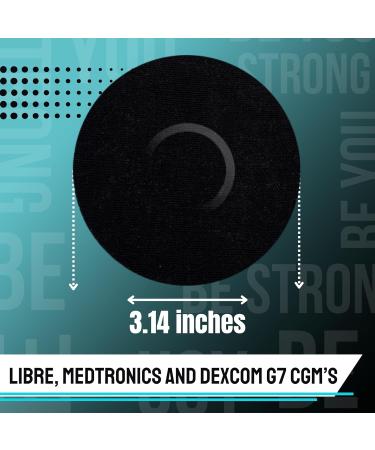 Freestyle Libre 2 Sensor Covers Adhesive Patches for Freestyle Libre 3 Dexcom G7 Medtronic & Guardian Sensors. For Sensitive Skin Waterproof Sweatproof for 10-14 Days CGM Sensor Cover. Pack of 20 Black - Buy Online on GoSupps.com