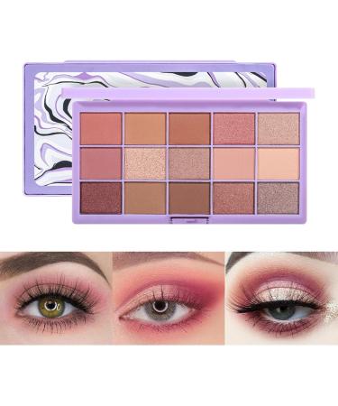 Matte Eyeshadow Palette | Smudge-Proof Long-Lasting Eye Shades Makeup Supplies Satge Use for Home Working Shopping Gathering Dating Traveling 01# - Buy Online on GoSupps.com