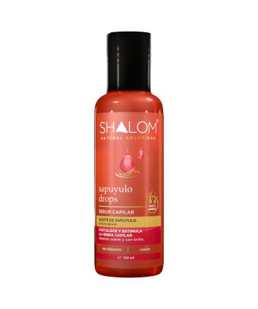 SHALOM Drops Hair Serum with Sapuyulo Oil Strengthens Hair Strands for a Healthy and Shiny Look Non-Greasy Lihtweight 4 fl oz