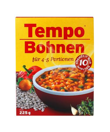 Tempo Beans 225 g for 4 - 5 portions 10 minutes cooking time white beans bean dish