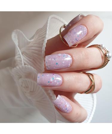 Zaubern gel4Home: Color Glow Paisley UV Nail Foils Gel Wraps & Semi-Cured Gel Nails for Stunning Manicures - Buy Online on GoSupps.com