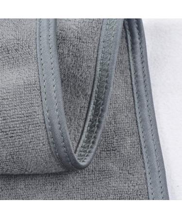 Queta Adjustable Hair Band for Makeup - Terry Cloth Cosmetic Headband Set (3pcs) - Gray - Hair Protection with Velcro Fastener - Buy Online on GoSupps.com