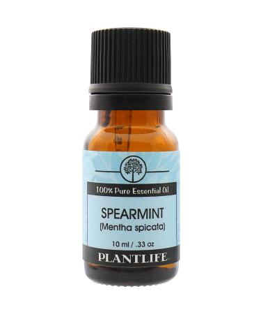 Plantlife Spearmint Aromatherapy Essential Oil - Straight from The Plant 100% Pure Therapeutic Grade - No Additives or Fillers - 10 ml