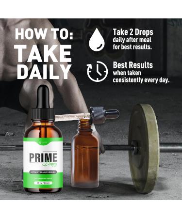 (2 Pack) Prime Drops for Men Official PrimeDrops Liquid Supplement with All Natural Ingredients Advanced Formula Wellness Supplement with Max Strength Vitamins for an Active Lifestyle (60 Servings) - Buy Online on GoSupps.com