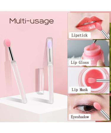 6pcs Silicone Lip Brushes Set - Classycoo Makeup Applicators for Lip Gloss Lipstick Cream & Liquid Lip Masks | Beauty Essential Tools - Buy Online on GoSupps.com