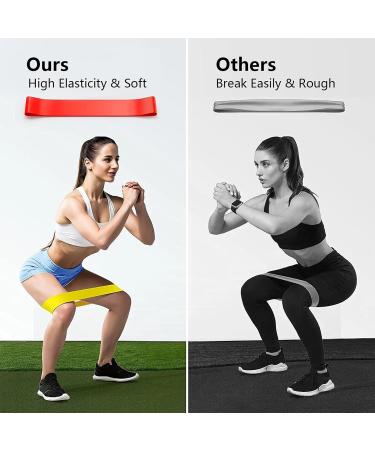 Buy Fitness Straps 5er Set - Loop Bands & Resistance Tapes for Muscle Building Yoga & CrossFit | Natural Latex Gymnastics Bands - Buy Online on GoSupps.com