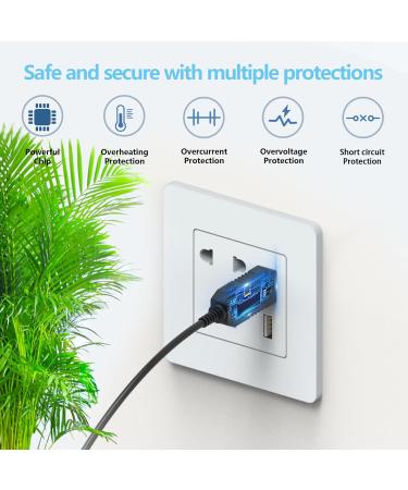 Water Flosser Travel USB Charging Cable for Waterpik WP360 WP462 WP462W WP450 WP468 WP360W WP450W WF-13 WF-10 WP-100 Series Cordless Pearl Water Tooth Flosser Replacement Cord 3V 100mA 4.9FT/ 1.5M - Buy Online on GoSupps.com