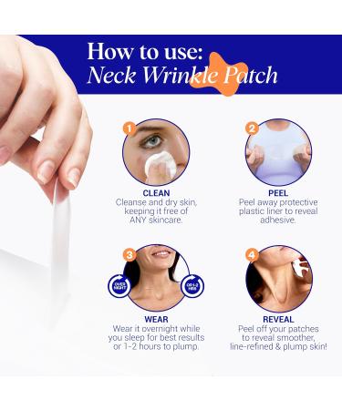 Wrinkles Schminkles Neck Wrinkle Patch - Reusable Silicone Smoothing Pad for Wrinkle Prevention | Hypoallergenic & Patch Cleanser Included - Buy Online on GoSupps.com