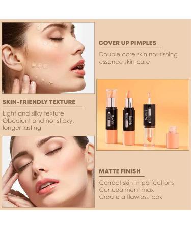 Cream Contours Stick Dual-Ended Full Coverage Wonder Stick | Long Lasting & Waterproof Contours Sticks Kit for Light Skin Face Makeup 2# - Buy Online on GoSupps.com