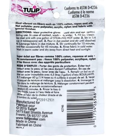 Tulip Permanent Fabric Dye in Black - 26588 | Vibrant and Long-Lasting Coloring Option - Buy Online on GoSupps.com