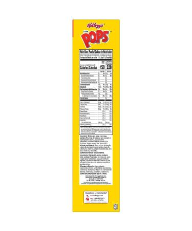 Kellogg's Corn Pops Cereal 14.6oz - Kids' Favorite Breakfast Snack with 8 Vitamins & Minerals - Buy Online on GoSupps.com
