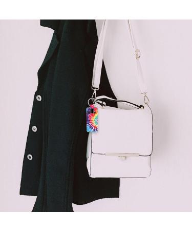 POPETPOP Lipstick Keychain Set - 5pcs Portable Neoprene Lip Balm Holders | Clip-On Rainbow Sleeve for Easy Access - Shop Now - Buy Online on GoSupps.com