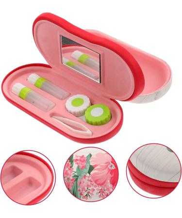 Gatuida Double-Layer Glasses Case Travel Set | Portable Lens Container Accessories with Mirror & Film | Precision Bracket Solution for All Travel Needs - Buy Online on GoSupps.com