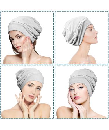 Satin Lined Sleep Cap - Adjustable Bonnet for Curly Hair Protection - Buy Online on GoSupps.com