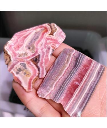 Natural Raw Rhodochrosite Crystal Slab Gemstones Specimens Flat Slices Yoga Decor Indie Jewelry Expensive Stones (Size : 35-50g a pc) - Buy Online on GoSupps.com