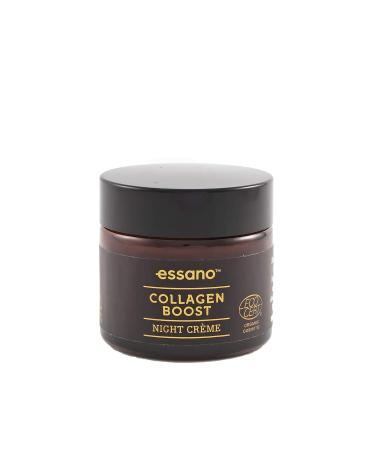 Essano Collagen Boost Night Cr me - Rejuvenating & Hydrating Skincare for All Skin Types | Reduce Wrinkles & Fine Lines Cruelty-Free - 50g (1.76 fl oz - Buy Online on GoSupps.com