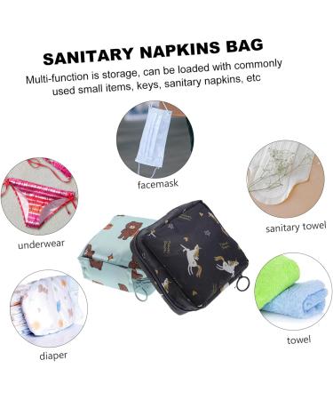 Gleavi 2-Part Napkin Storage Bag for Girls - Makeup Set Zipper Holders & Women's Wallet - Buy Online on GoSupps.com