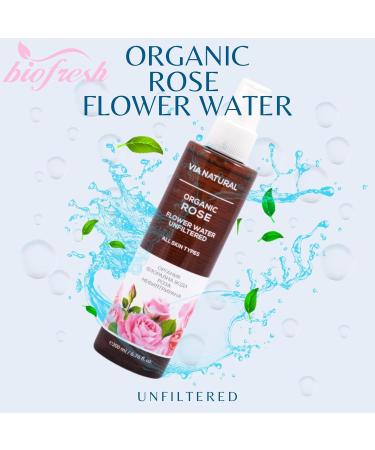 Biofresh cosmetics Unfiltered floral water with rose water for face body and hair skin and hair care face care skin care face care skin care 200 - Buy Online on GoSupps.com